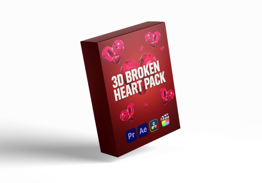 3D BROKEN HEART PACK